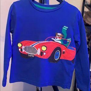 Mini Boden toddler boy long sleeve dog shirt